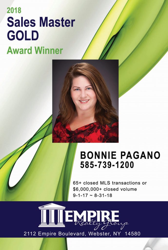 2018 Sales Master Gold Bonnie Pagano